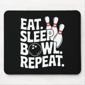 食べSleep Bowlリピート1 マウスパッド