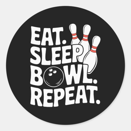 食べSleep Bowlリピート1 ラウンドシール (正面)