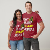 食べSleep Braapリピーターおもしろいダートバイク乗りギフト Tシャツ (ユニセックス)