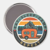 食べSleep, Camp – 繰り返し マグネット (正面/裏面)