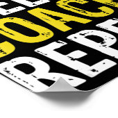 食べSleep Coach Repeat Gift ポスター (角)