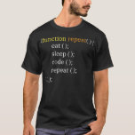 食べSleep Codeおもしろい Computer Science Programmer C Tシャツ<br><div class="desc">Sleep食べ Code おもしろい Computer Science Programmer Coding .software, </div>