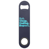 食べSleep Coding Repeatおもしろい - Tech Umous スピード栓抜き (裏面)