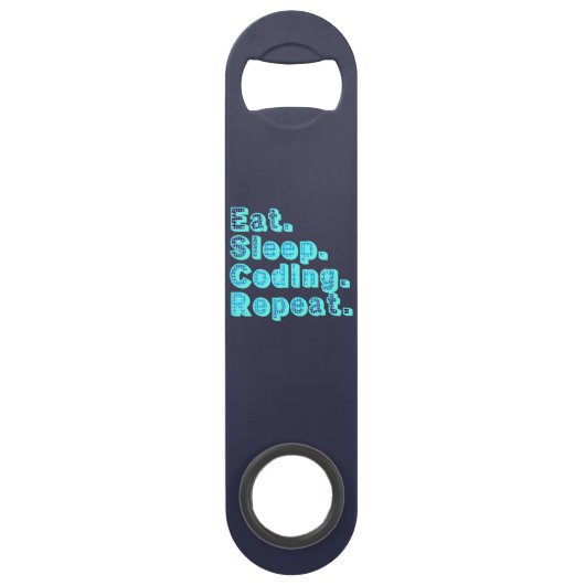 食べSleep Coding Repeatおもしろい - Tech Umous スピード栓抜き (裏面)