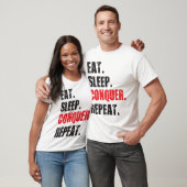 食べSleep, Conquer, Repeat. Tシャツ (ユニセックス)