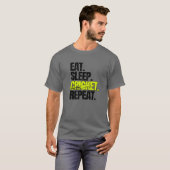 食べSLEEP CRICKETリピーター Tシャツ (正面フル)
