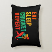 食べSLEEP CRICKET REPEAT - CRICKET LOVER アクセントクッション (正面(垂直))