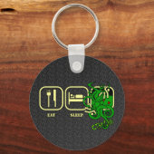 食べSleep - Ctulhu Keyring キーホルダー (正面)