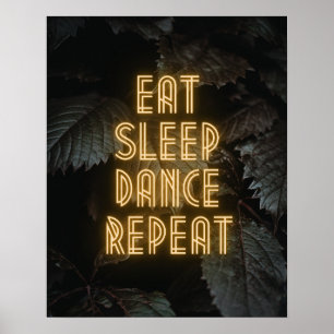 食べSleep Dance Repeatパーティー ポスター