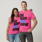 食べSleep Dunk Repeat Basketball Recreational Hoop Tシャツ (ユニセックス)