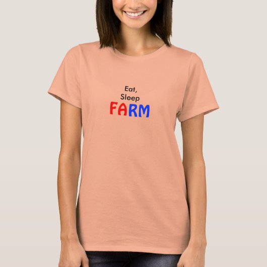 食べSleep, FARM Tシャツ (正面)