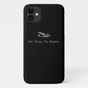 食べSleep Fly Drone Repeat Aviator Gift iPhone 11 ケース