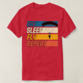 食べSleep Fly Repeat Tシャツ (デザイン正面)