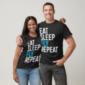 食べSleep Fly Repeat Tシャツ (ユニセックス)