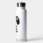 食べSleep Gameゲーおもしろいマ用の繰り返し水瓶 ウォーターボトル (左面)