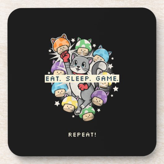 食べSleep, Game, Repeat コースター (正面)