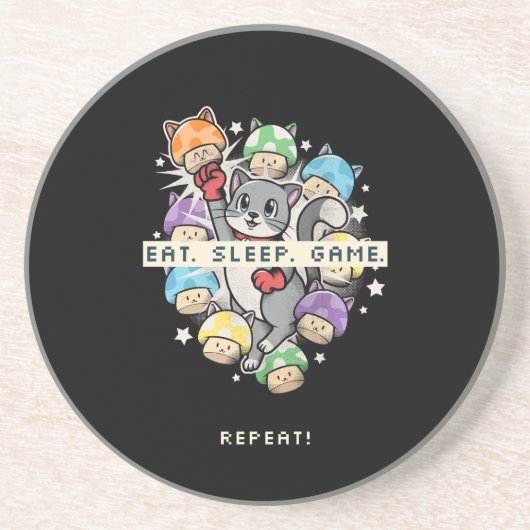 食べSleep, Game, Repeat コースター (正面)