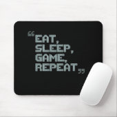 食べSleep Game Repeat - Gamer Mouse pad マウスパッド (マウス)