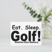 食べSleep Golf ポストカード (スタンド正面)
