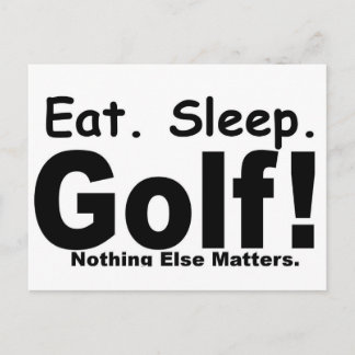 食べSleep Golf ポストカード