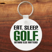 食べSleep Golf - No Other Materials! キーホルダー (正面)