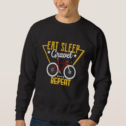 食べSleep Grabille Bike - Cyclocross Desのサイクリスト スウェットシャツ (正面)