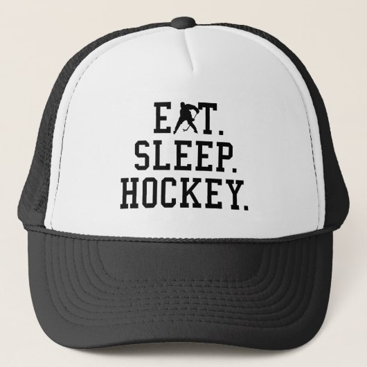 食べSleep Hockey – ホッケーラバー キャップ (正面)