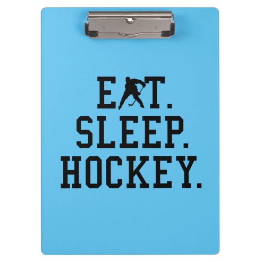 食べSleep Hockey – ホッケーラバー クリップボード (正面)