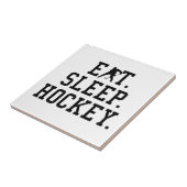 食べSleep Hockey – ホッケーラバー タイル (側面)