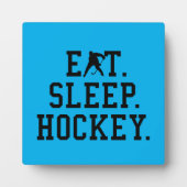 食べSleep Hockey – ホッケーラバー フォトプラーク (正面)