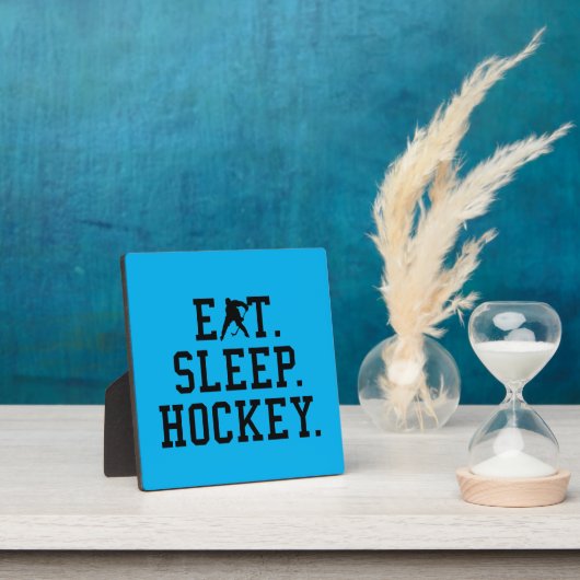 食べSleep Hockey – ホッケーラバー フォトプラーク (インサイチュ)