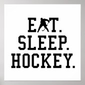 食べSleep Hockey – ホッケーラバー ポスター (正面)
