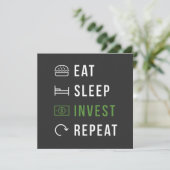 食べSLEEP INVEST REPEAT STOCK MARKET投資家 招待状 (スタンド正面)