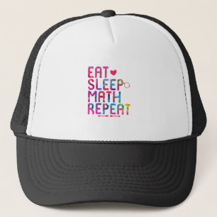 食べSleep Math Repeatおもしろい キャップ