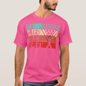 食べSleep Repeat Billiards Tシャツ (正面)