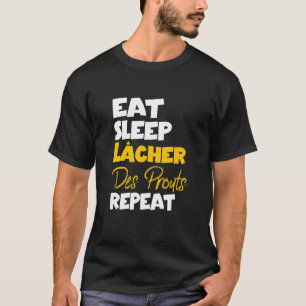 食べSleep Repeat Release Prunts -先生- Pet - Tシャツ