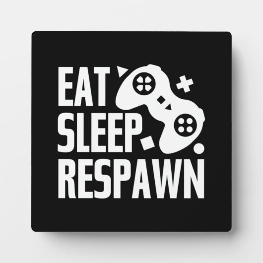 食べSleep, Respawn – ビデオゲーマおもしろいー，ゲーム フォトプラーク (正面)
