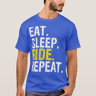 食べSleep Ride Repeat Rider Gift Tシャツ