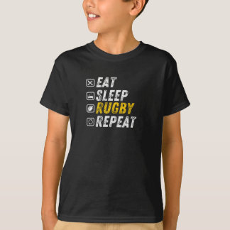 食べSleep Rugbyおもしろい - Rugby Gift Tシャツ