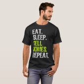 食べSleep Sell Homes実在 Estate Agentおもしろい Realt Tシャツ (正面フル)