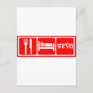 食べSleep,Seva ポストカード