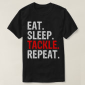 食べSleep Tack Repeat Gift Tシャツ (デザイン正面)