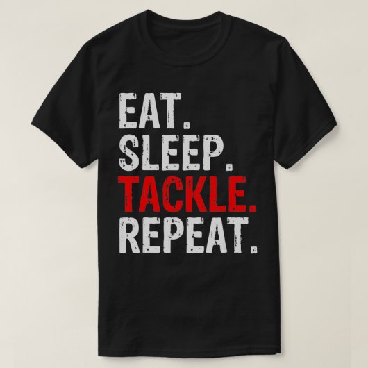 食べSleep Tack Repeat Gift Tシャツ (デザイン正面)