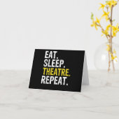 食べSleep Theater Repeat Actor Gift カード (黄色い花)