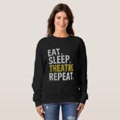 食べSleep Theater Repeat Actor Gift スウェットシャツ (正面フル)