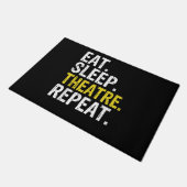 食べSleep Theater Repeat Actor Gift ドアマット (アングル)