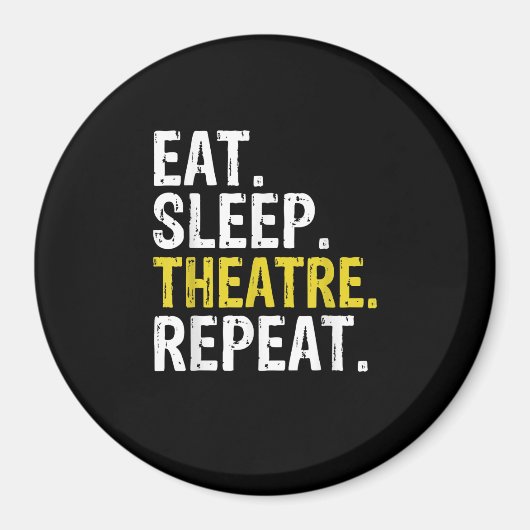 食べSleep Theater Repeat Actor Gift マグネット (正面)
