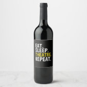 食べSleep Theater Repeat Actor Gift ワインラベル (正面)