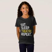食べSleep Theater Repeat Actor Gift Tシャツ (正面フル)