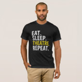 食べSleep Theater Repeat Actor Gift Tシャツ (正面フル)
